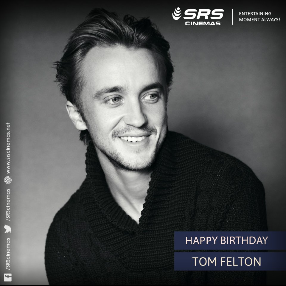 A very happy birthday to Jr. Malfoy, Tom Felton! 
