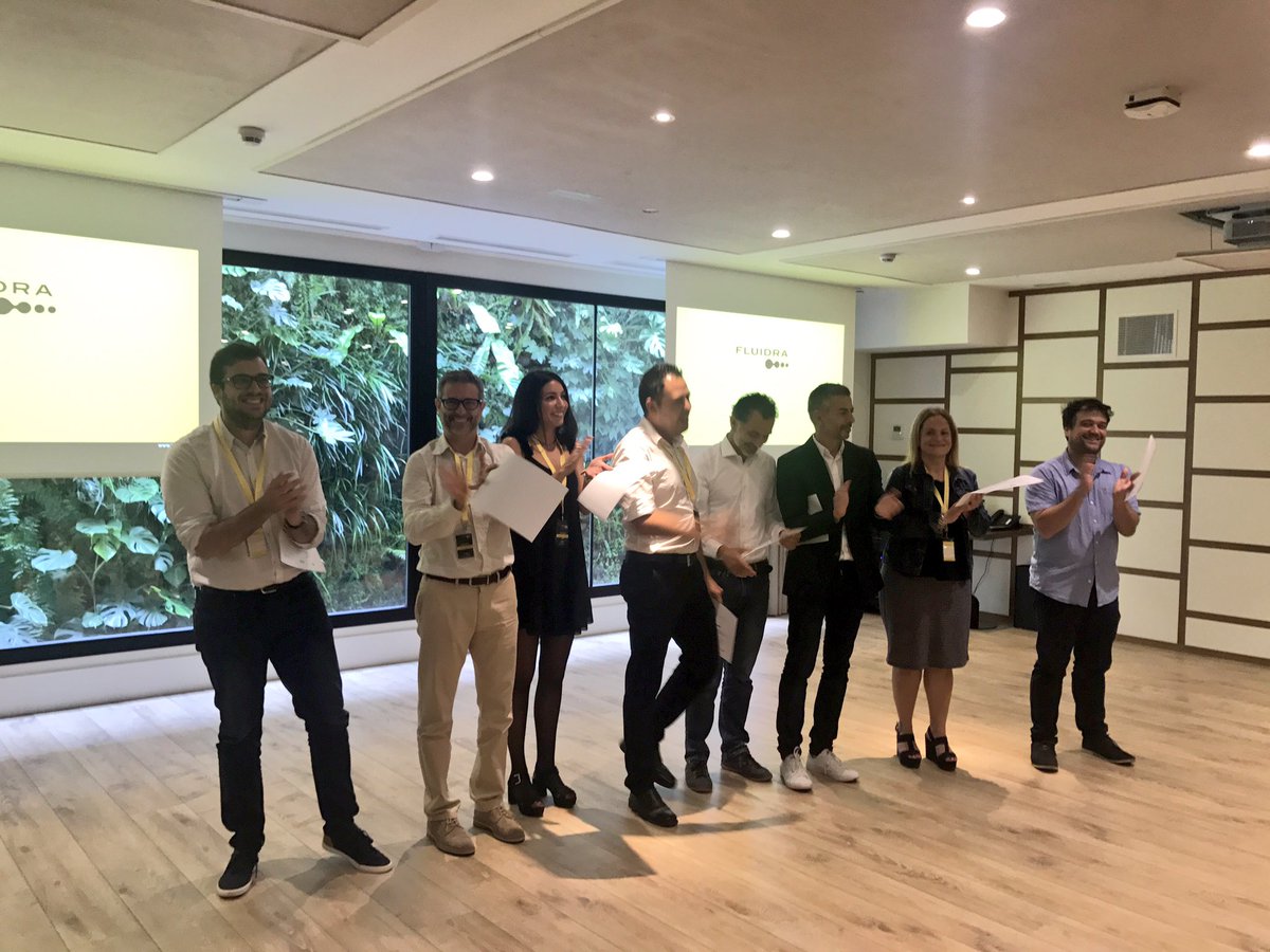 xavierverdaguer's tweet photo. CONGRATS #dreamers @fluidra #fluidrainnovationweek @imaginecc #lombardmethod #distuptive #innovation #iot #internetofpools https://t.co/wU2xtFHhPG