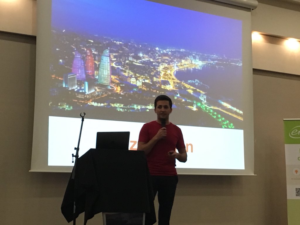 Emin Hasanov is telling us a humble story of scale. Not the regular FB or Google story.