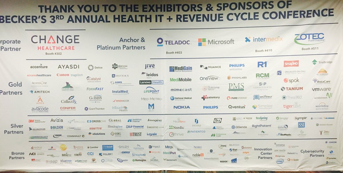 patientory's tweet photo. Another start to a great day at the #BeckersHIT conference! $PTOY #healthcare #blockchain https://t.co/otfTiLy0S8
