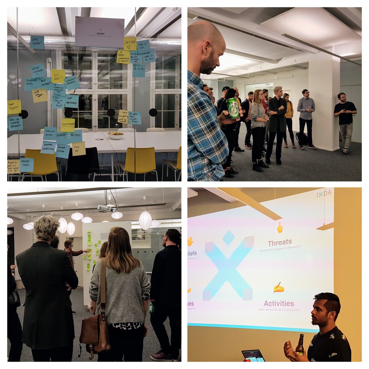 IxDASthlm's tweet photo. Great conversation last night about our design community! Thank you for coming! @Designit #IxDA #UX #STHLMTech https://t.co/OWLnrHmamj
