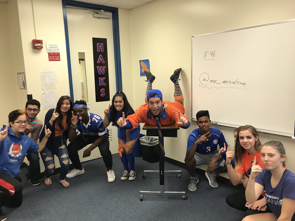 mr_anzalone's tweet photo. FLY LIKE A HAWK! FOLLOW MR. A!!! #homecoming #GRIT #SPIRIT https://t.co/02vydkBRZW