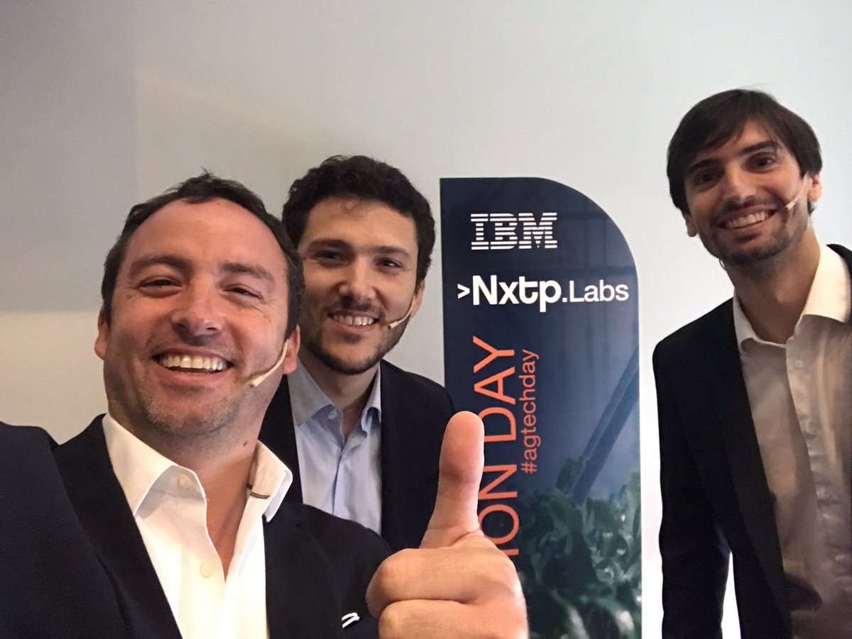 agustin_bellido's tweet photo. Arrancando #agtechday con @JuanMBarrero @LuchoFigueroa13 🚀🚀 !!! https://t.co/k3Fiz1VSVt