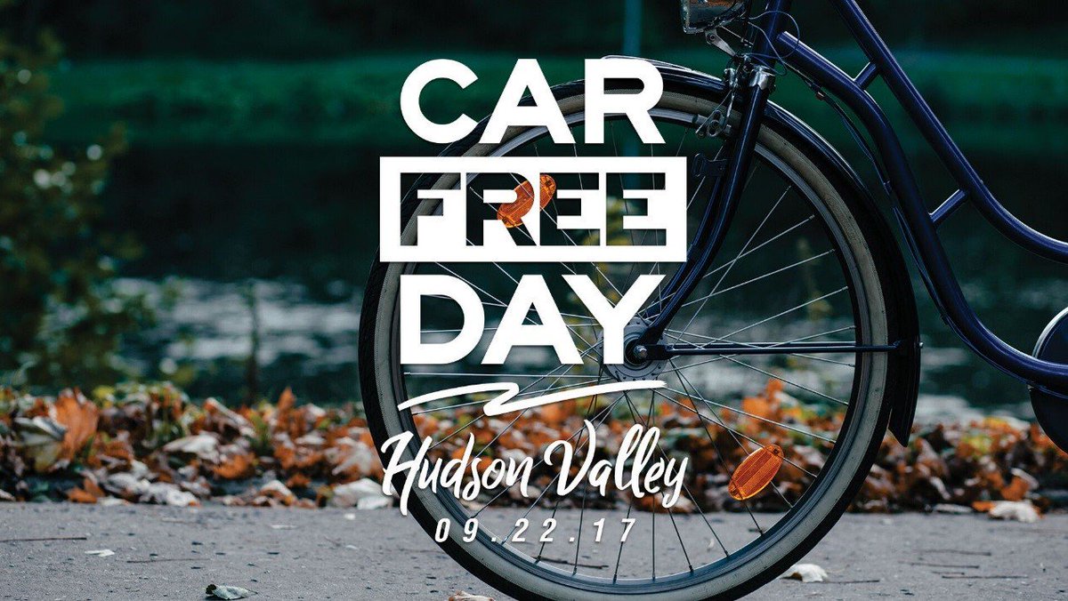Today is #CarFreeDayHV, a great reminder to enjoy the Dutchess Rail Trail &amp; others that make us #distinctlyDutchess! carfreehv.com