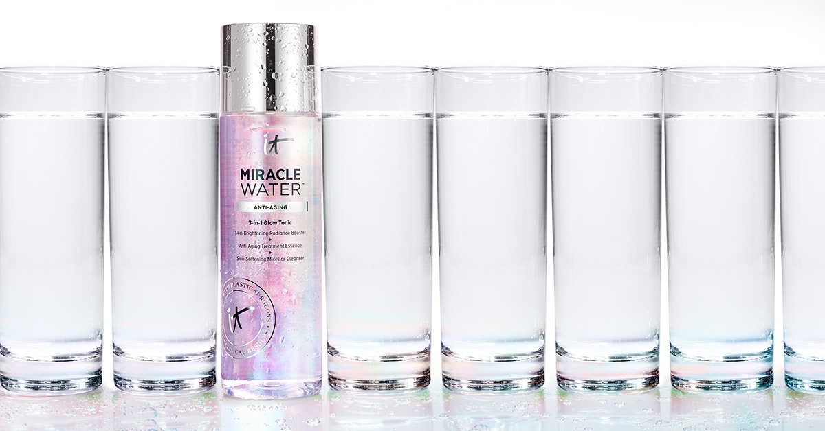 Meet Miracle Water from @itcosmetics! Your 3-in-1 radiance boost + treatment essence + micellar cleanser! #entry - https://t.co/bF1ouZS2ru https://t.co/gjH5RRXkEL