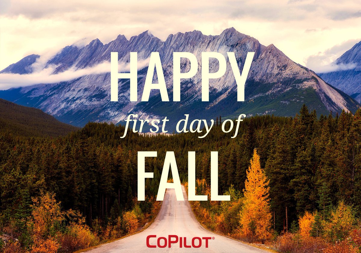 🍂🍁 Happy first day of fall 🍁🍂 Get your comfy sweaters out of the closet and make yourself a hot chocolate 😍 #AutumnEquinox