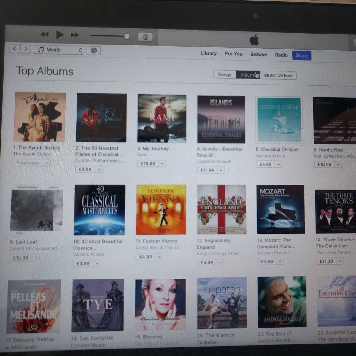 Itunes Classical Music Charts
