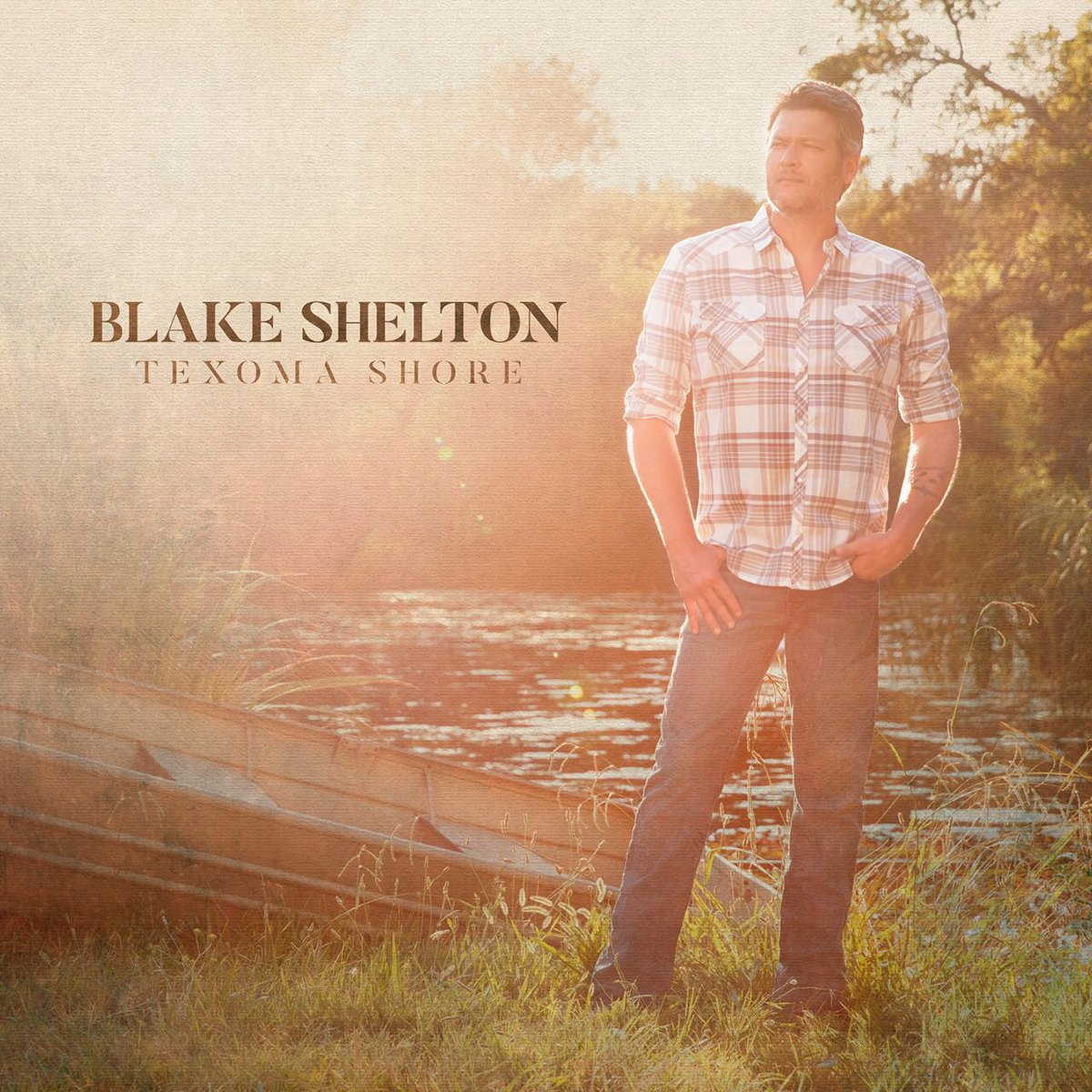 blakeshelton's tweet photo. Excited to get this out!! Preorder #TexomaShore, available November 3rd! https://t.co/nBAJ2BNcUa https://t.co/f0xUnl8Czl