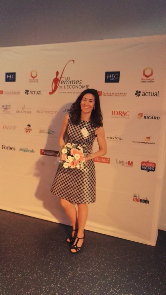 Sandrine JULLIEN-ROUQUIE , co-fondatrice de <a href="/Ludilabel/">Ludilabel</a>, est co-lauréate de bronze du trophée #FemmeChefdEntreprise #FEMECO17