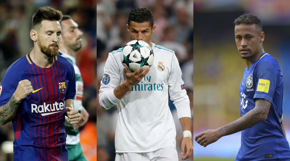 inforedonda's tweet photo. Messi, Cristiano y Neymar, finalistas al Premio #TheBest FIFA https://t.co/SUw29iansn