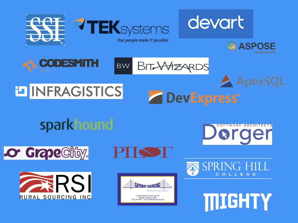 gccodecamp's tweet image. Without  generous support from our sponsors,we can't make this event reality. Thank you! #gulfcoastcodecamp.
