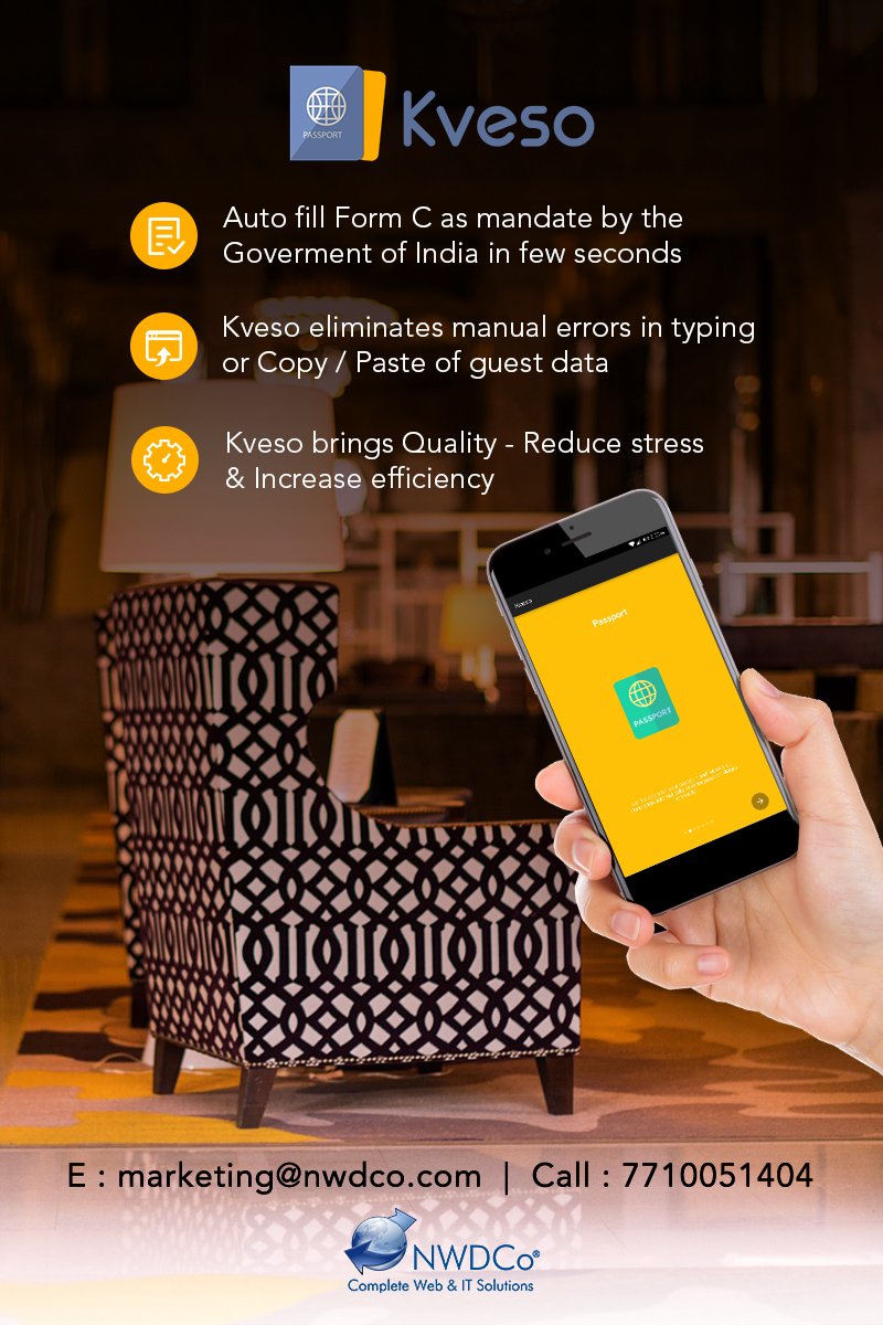 imnishir's tweet photo. Want to fill guest #CForm in 2 minutes... #Hyderabad hotels enjoyed #Kveso way for guest welcome. Save precious time &amp; increase efficiency https://t.co/PThajMPd6N