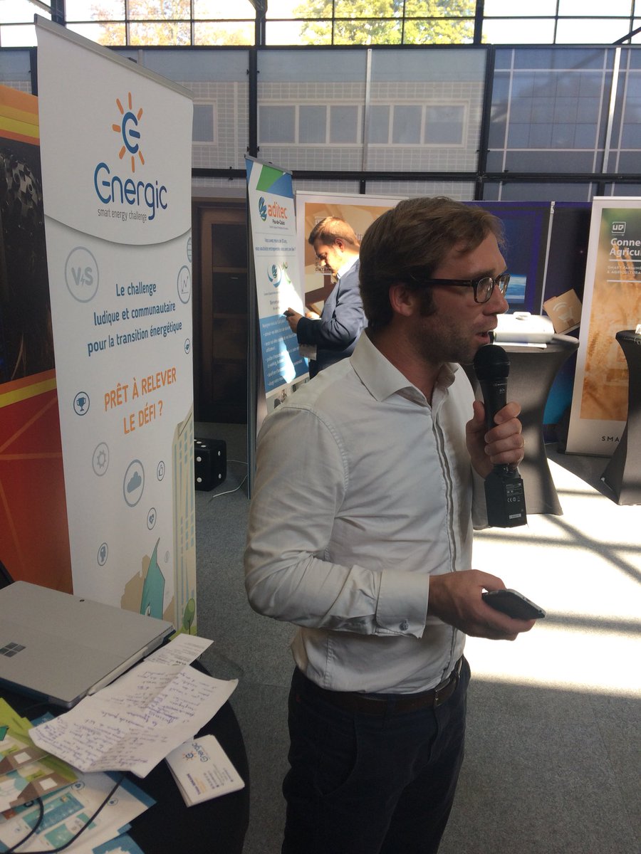 Présentation d’@Energic_SAS au salon #BethuneSmartCity #DD #EnergicTeam