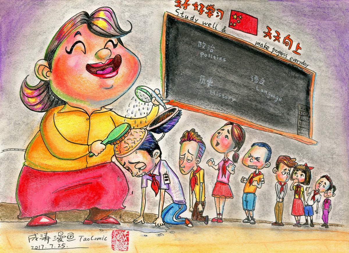 taocomic's tweet photo. 老友问我：你咋不爱国呢？逃出去不回来了？我回答：我逃出去就是因为真爱国，我的国被盗国贼绑架了，我的同胞被奴役被凌虐，我在赵国被严控，啥也不能画，我不得不肉身翻墙，用漫画揭露盗国贼的丑恶，唤醒同胞！反赵才是真爱国！ https://t.co/5Sxs543Y2X