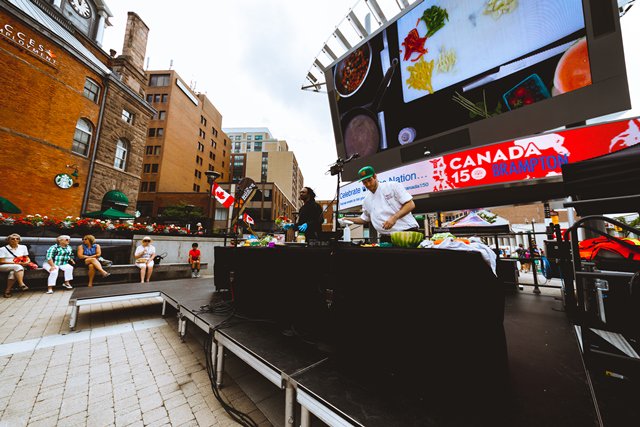 gsqbrampton's tweet photo. Cooking At The Market happens THIS Saturday from 11-12PM with celebrity chef @jasonrosso cooking a delicious meal live on stage! #Brampton https://t.co/arnEmHubas