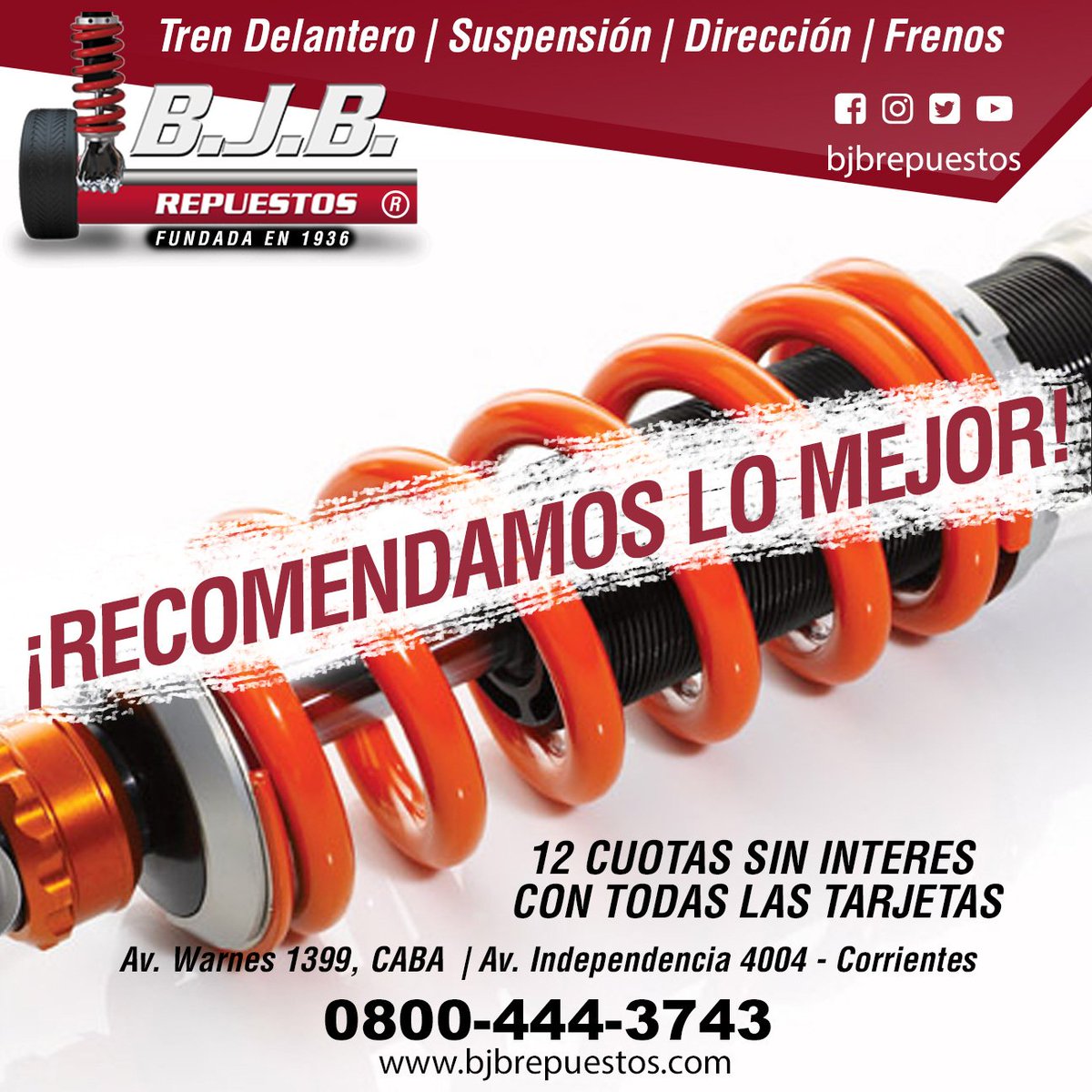 bjbrepuestos's tweet photo. #carros #automotriz #buenosaires #warnes #frenos #amortiguador #amortiguadores #trendelantedero #monroe #autofans #fricrot #felizviernes https://t.co/SCKO7vxosf