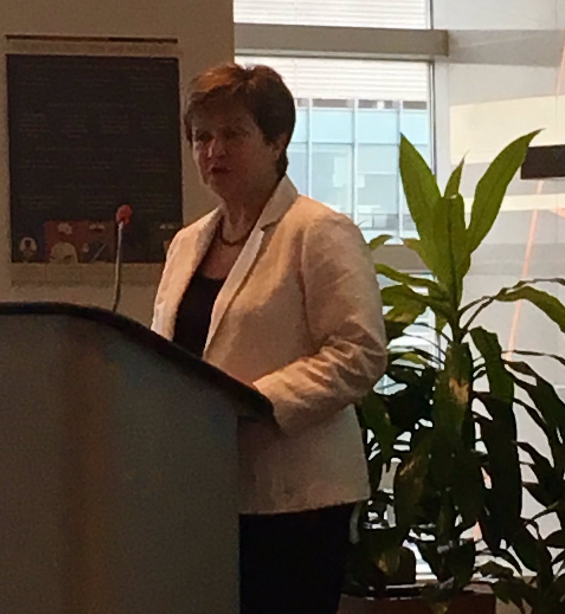 KGeorgieva's tweet photo. With #connectivity the ability to catch up is much more likely. Not just physical infrastructure but also a mindset. #newtech4dev https://t.co/RicNT3rjgU