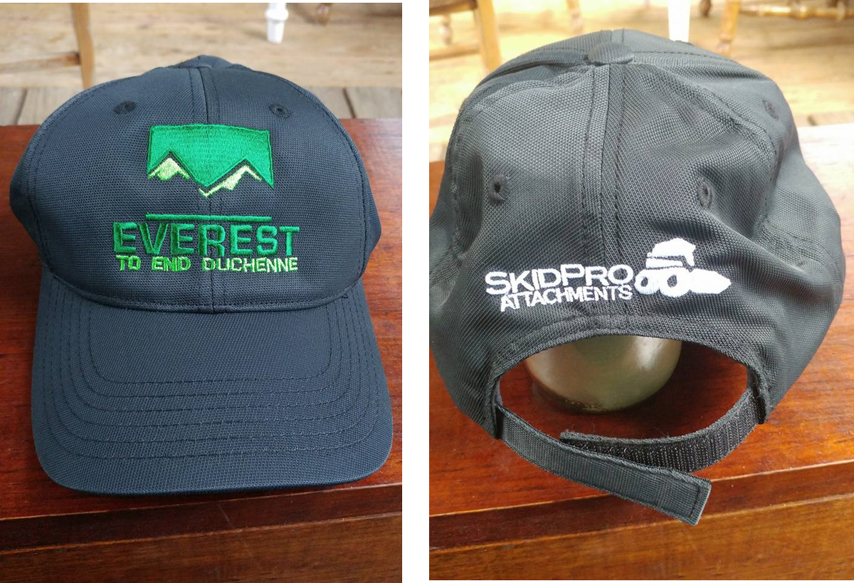 HopeforGus's tweet photo. 10 of these hats will be departing for Nepal and Mt. Everest Base Camp this week! #SkidProAttachments https://t.co/4ig5Ev0Udo