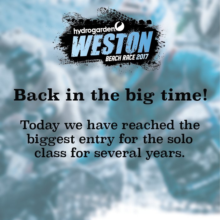 WestonBeachRace's tweet photo. Back in the big time with the biggest entry for the solo class in several years! #HGWBR https://t.co/likGSKgdWB