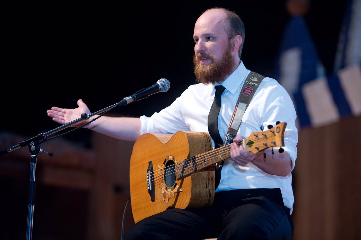 MrPWalt's tweet photo. That time I got to play the #sixstringnation guitar for a room full of people. https://t.co/VLR8SIHavZ