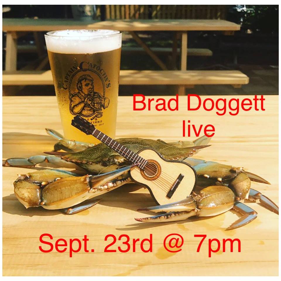 LoCoEntertain's tweet photo. SATURDAY -- @CaptainCatoctin @TownofLeesburg  BRAD DOGGETT #LIVE  7 pm  #BLUECRABS https://t.co/IOtrFaV7UO