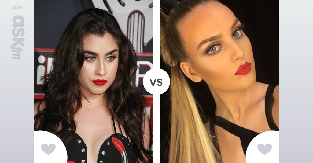 coralinetty's tweet photo. Lauren Jauregui o Perrie Edwards ? - Vote now via ASKfm. See results - https://t.co/D6rZbS8Sjr https://t.co/icuGureBVY