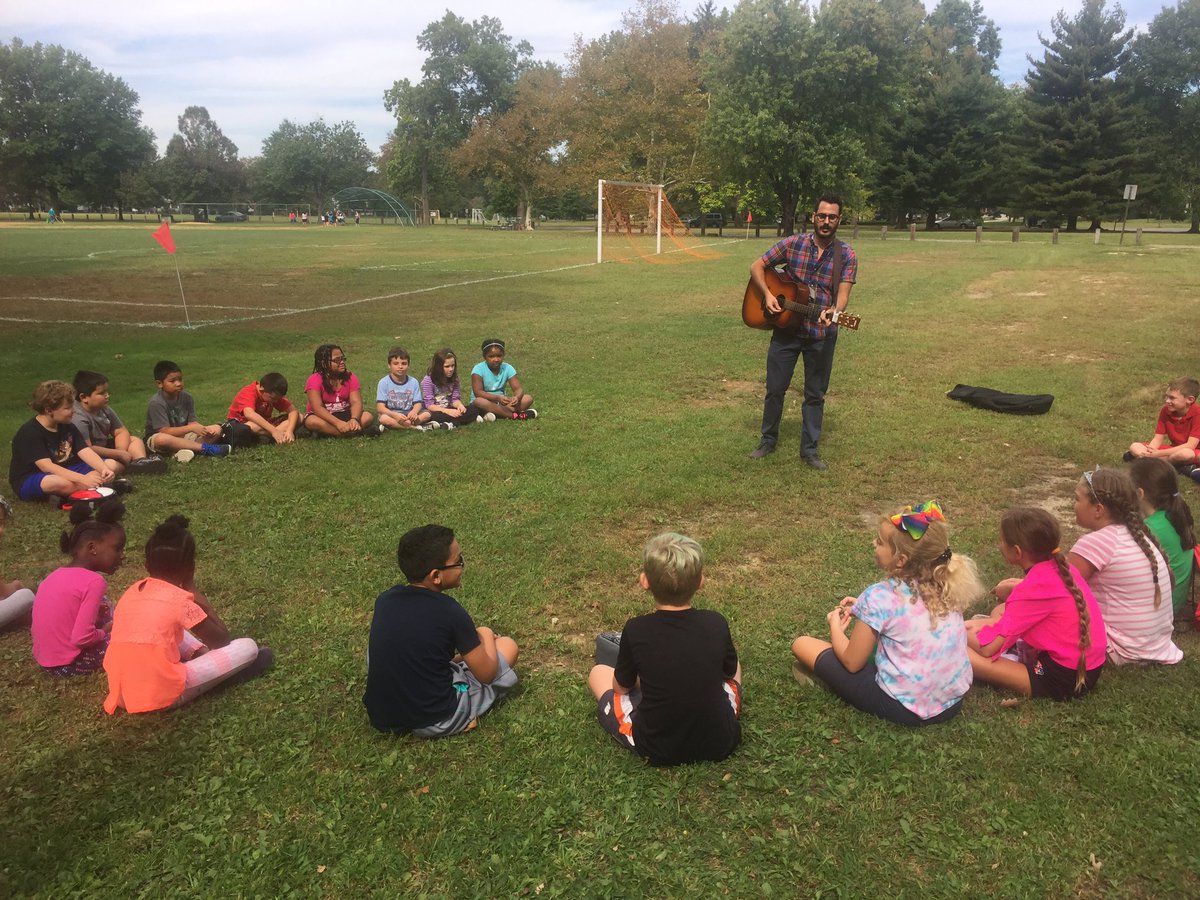 At Knight's Park for our summer challenge celebration.