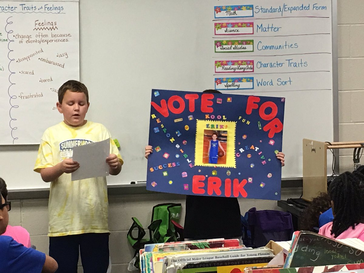 5 great candidates for student council! Who will win? <a href="/HumbleISD_SWE/">Summerwood Elementary</a>