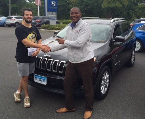 Matheus took home this beautiful 2014 Jeep Cherokee with Luiz Silva! Congrats on your new ride and happy driving! #DanburyAutoGroup