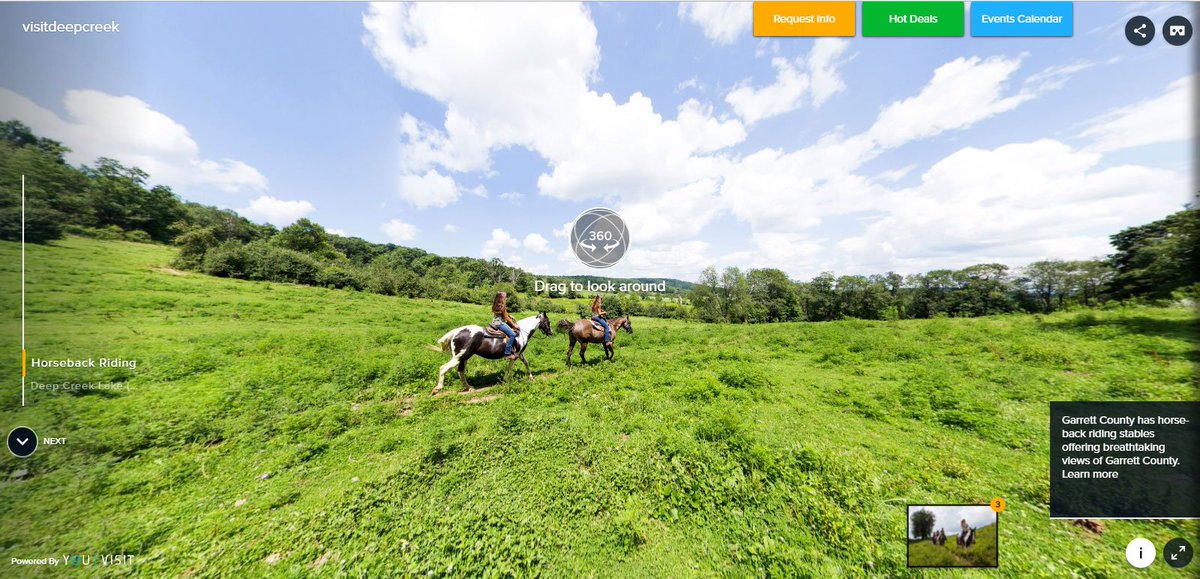 Check out our 360° photo/video experience of Garrett County at visitdeepcreek.com