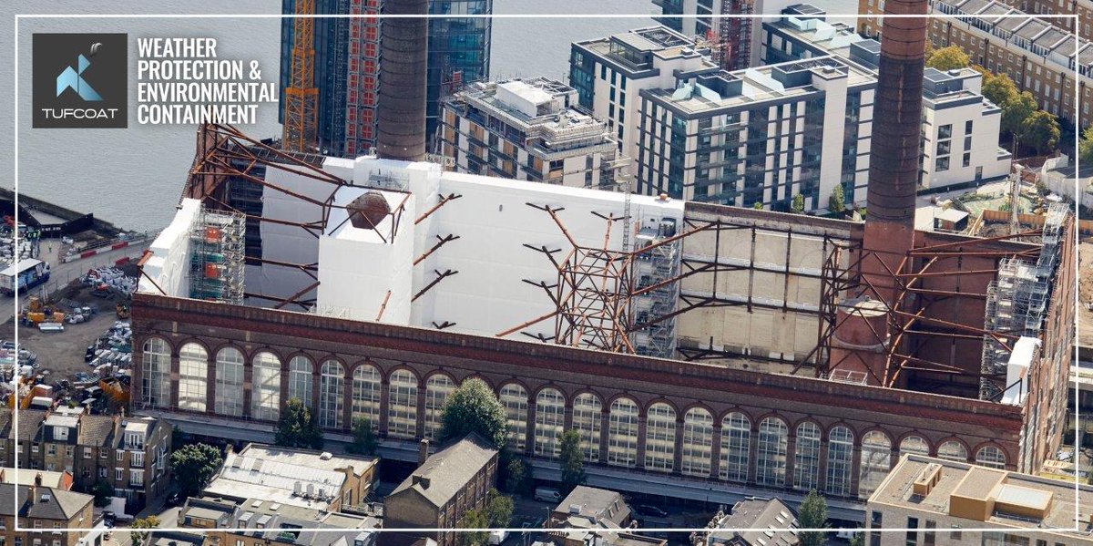 Tufcoat's tweet photo. Teamwork at its best over the last 10 months #shrinkwrap #aerialphotography  https://t.co/kRjX7E7N6I https://t.co/7vTA1BbN0b