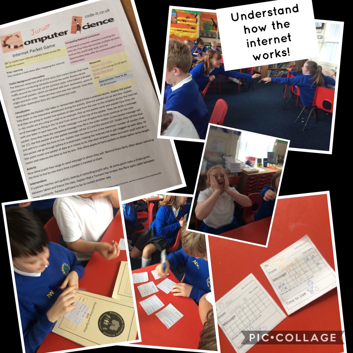 Burnopfield_sch's tweet photo. Just how does the internet work? Ask Class 1, they’ll tell you! -Mrs Daglish #computerscience #internetgenius @Baggiepr https://t.co/SYezrAFsad