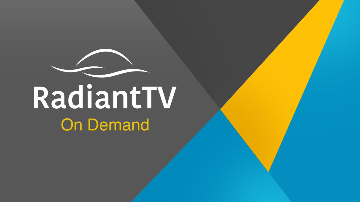 Subscribe to RadiantTV on YouTube and watch anytime! ow.ly/fQfk30fm4tF
