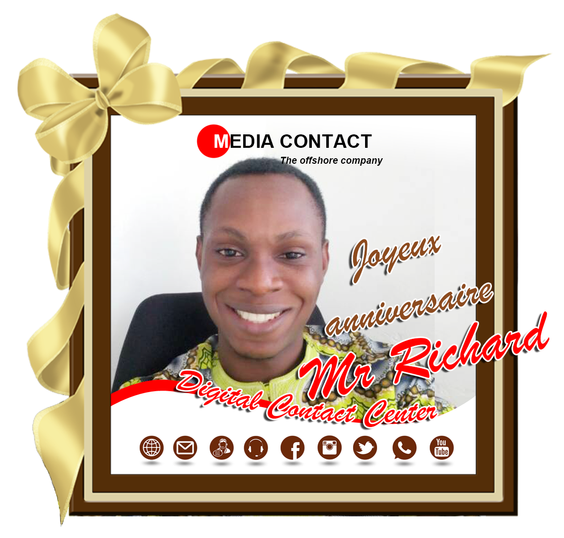 Groupe Media Contact Le Groupemediacontact Souhaite Un Joyeux Anniversaire Monsieur Marie Richard Babo Superviseur Aupres De La Filiale Du Congo Brazzaville T Co Qcrnivo40z