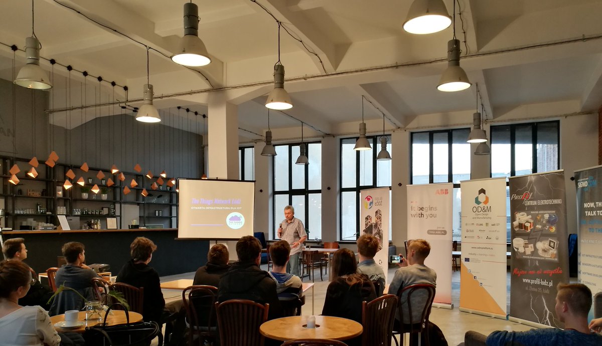 StaPulawski's tweet photo. How works @thethingsntwrk and our local @TTN_Lodz community? Right now is saying about it @gskorupa
#roboinspector #hackaton https://t.co/vX8odHrmut