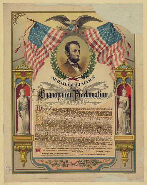 JusticeWillett's tweet image. OTD 1862—
President Lincoln issued the preliminary Emancipation Proclamation.
"If my name ever goes into history it will be for his act."