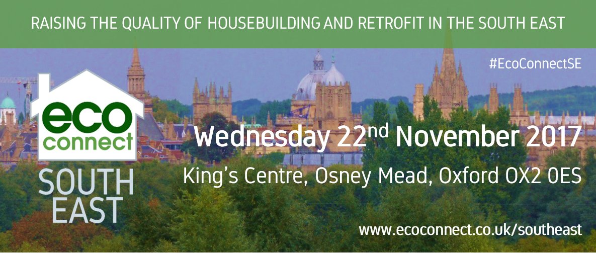 Work as a #construction client or specifier in #SouthEastEngland? Register for your #FREE ticket to #EcoConnectSE ecoconnect.co.uk/southeast