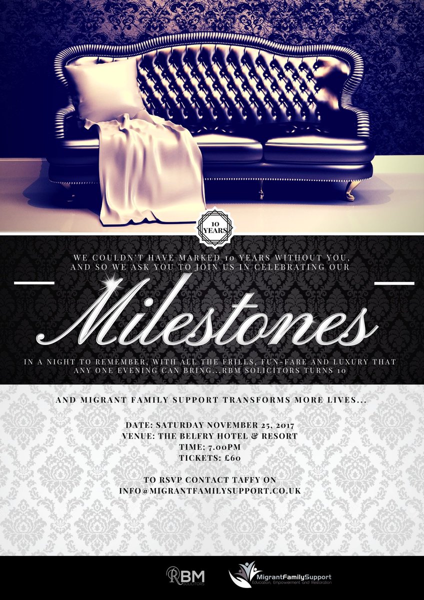 What an honour to have served our communities over the past 10 years. We invite you all to be a part of this momentous occasion - Milestones