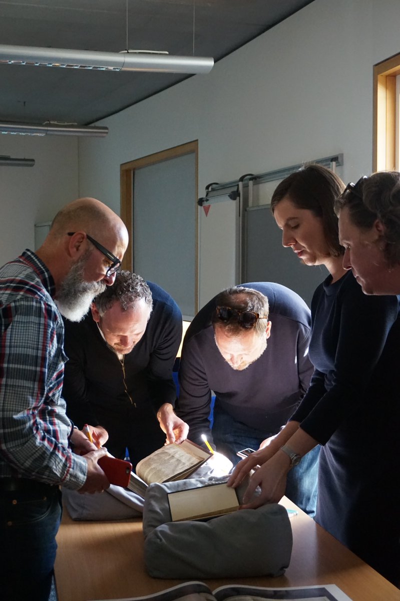 Fantastic afternoon with #designers getting inspired by #Renaissancebooks from our City Library collection. Thanks to <a href="/archiveunlocked/">UnlockingTheArchive</a>