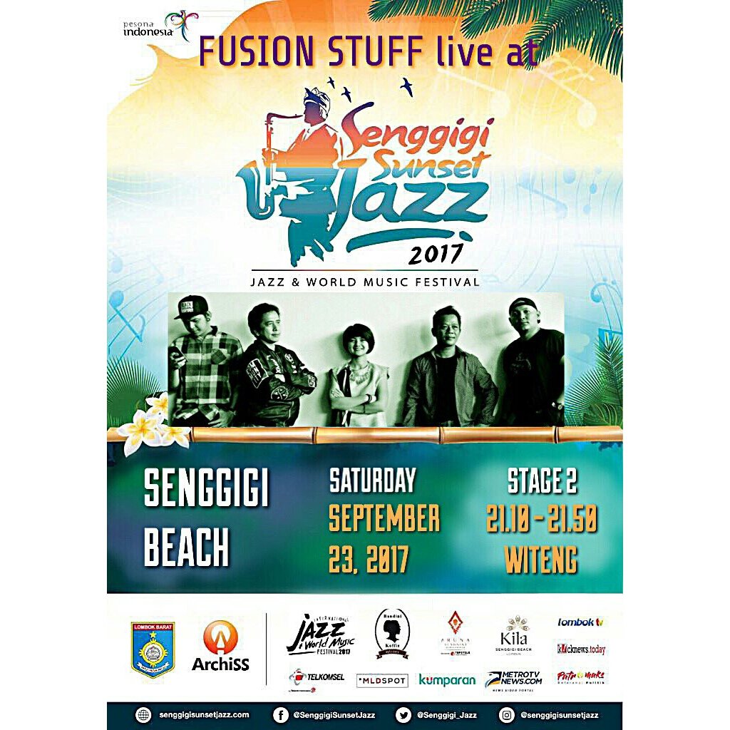 Ramein Malem ini yaa kak w/ <a href="/FusionStuff/">FusionStuff Official</a> <a href="/KrishnaSiregar/">Krishna Siregar</a> <a href="/jeanephialsa46/">Jeane Phialsa (Alsa)</a> <a href="/dameznababan/">Pendekar Saxophone</a> <a href="/kadekrihardika/">Kadek Rihardika</a> @frankysadikin 😘😍