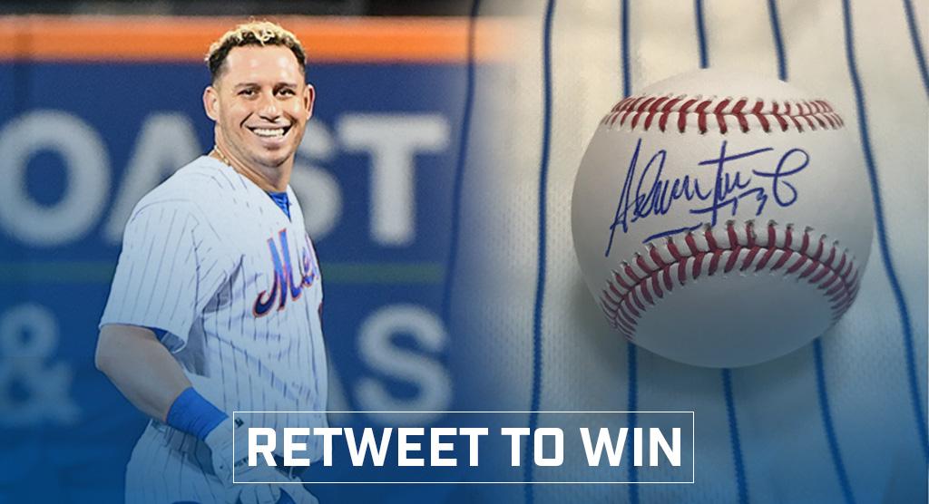 Mets's tweet image. RT this to enter to win an Asdrúbal Cabrera autographed ⚾️! #THXMetsFans #FanAppreciationWeekend

Rules: atmlb.com/2wMj2hS