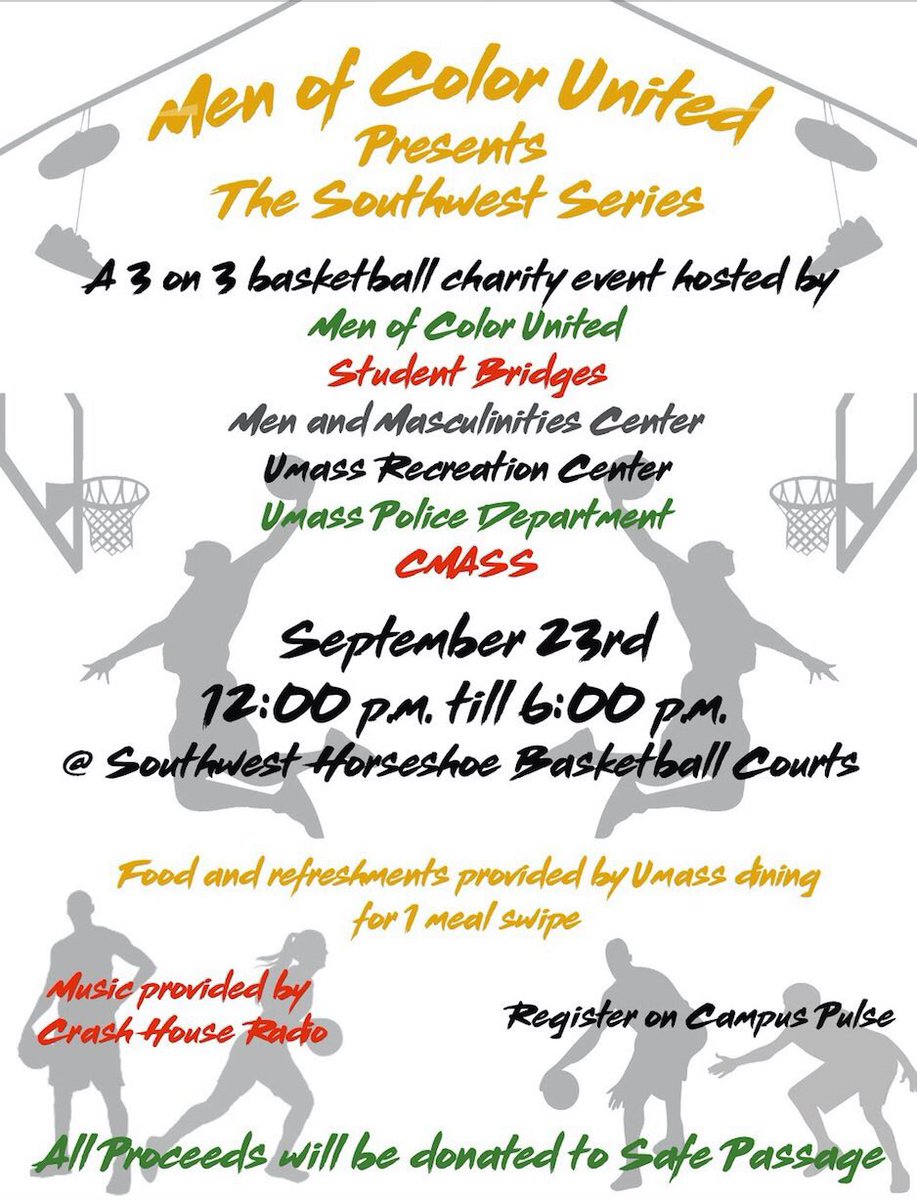 WMUA's tweet photo. Reminder that we'll be tabling The Southwest Series tomorrow. There's still time to sign up! https://t.co/N27YHvj1FD