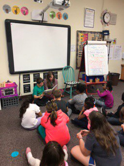 LA3rdHorntvedt's tweet photo. Today Ms. Lunak taught use how to help out our reading partners with coaching or time. #reading #strategies #gfpsla https://t.co/lJ8DoULxcM