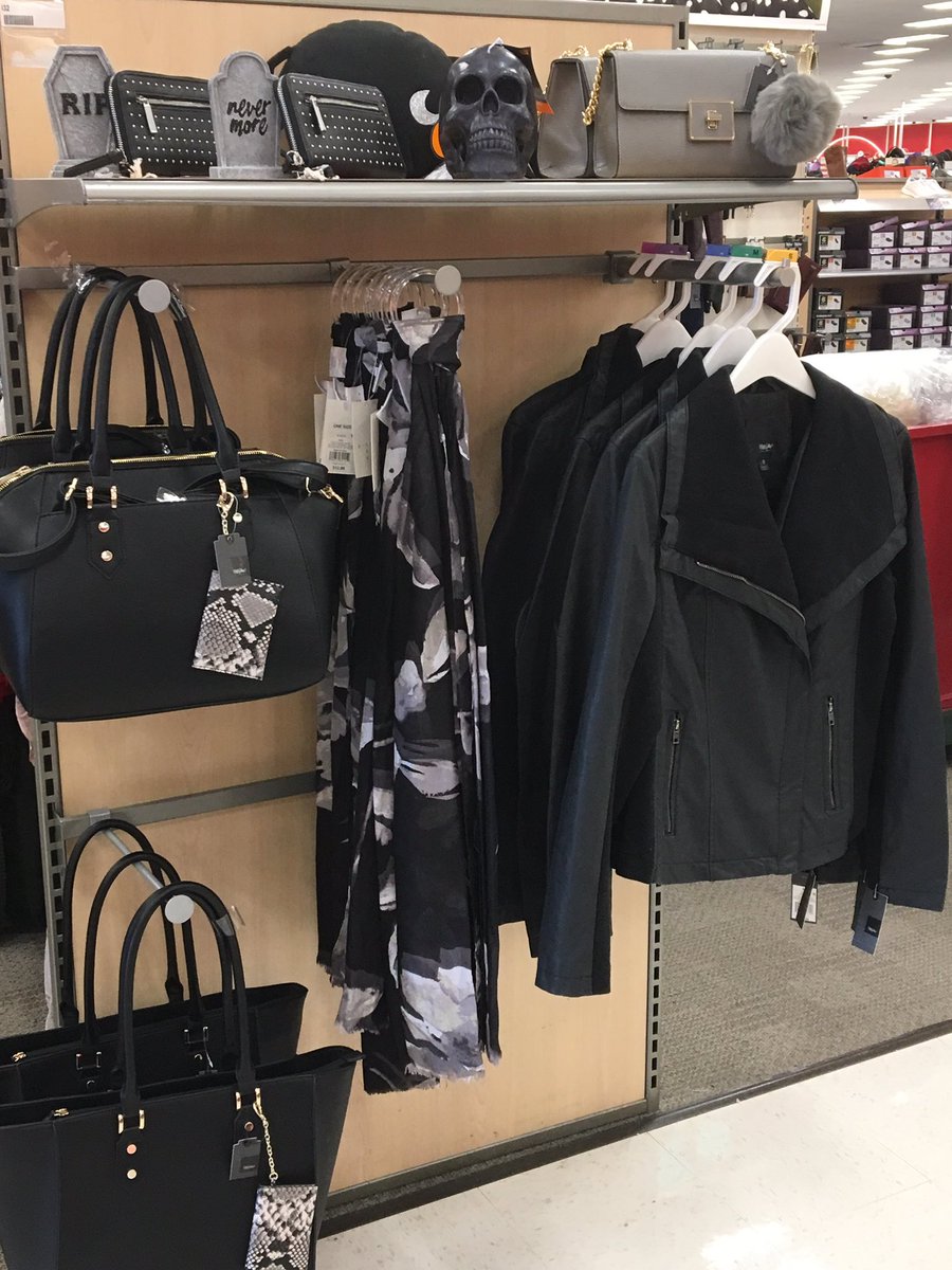 MollyMerch's tweet image. Spooky endcaps in Accessories! #Targetstyle @DerinBriggs @SamanthaVMML