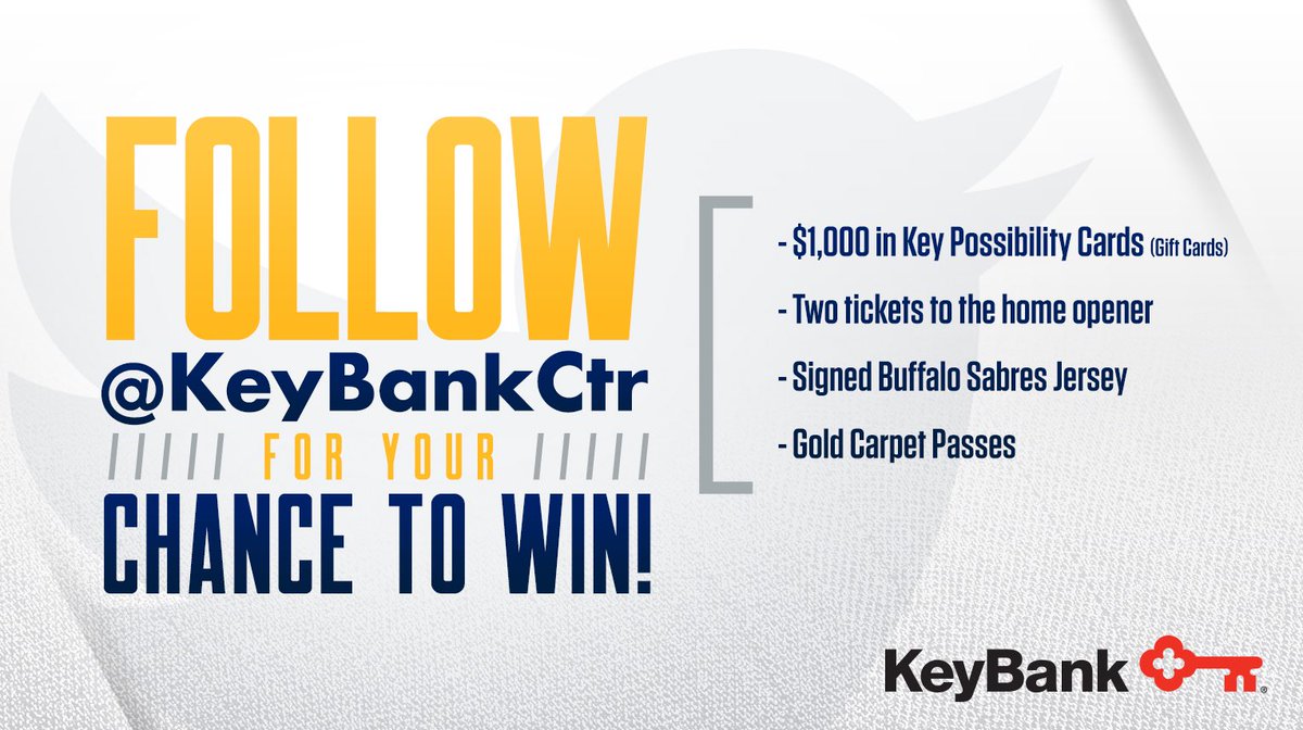Thanks for following! Now tell your friends to follow us!! One follower will win!😍

Rules: keybankctr.co/i968sH