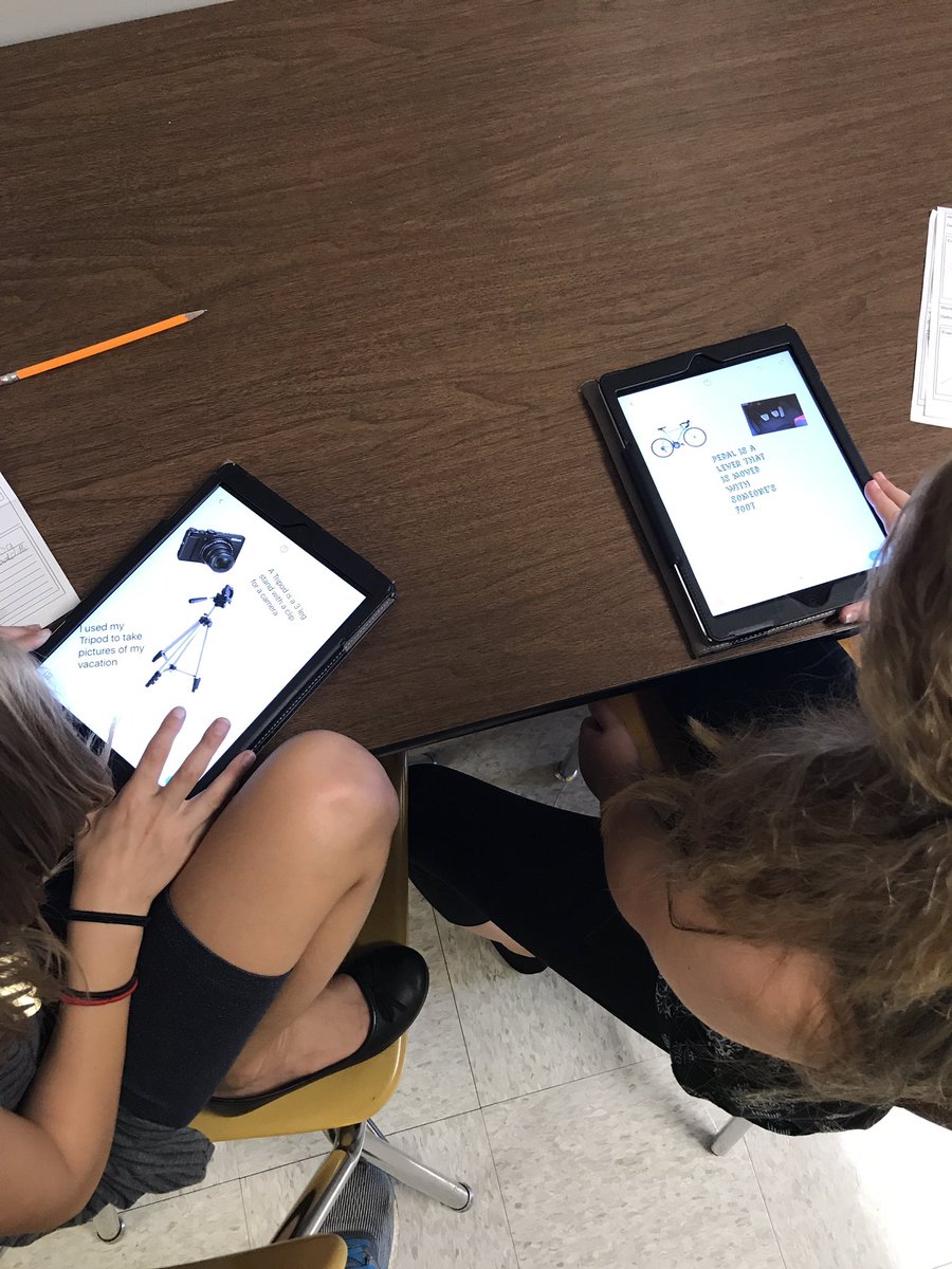 Jason_Shike's tweet photo. Vocabulary words and Pic Collage work together to help our visual learners.#GoGrewenow https://t.co/2tUx8yCGBr