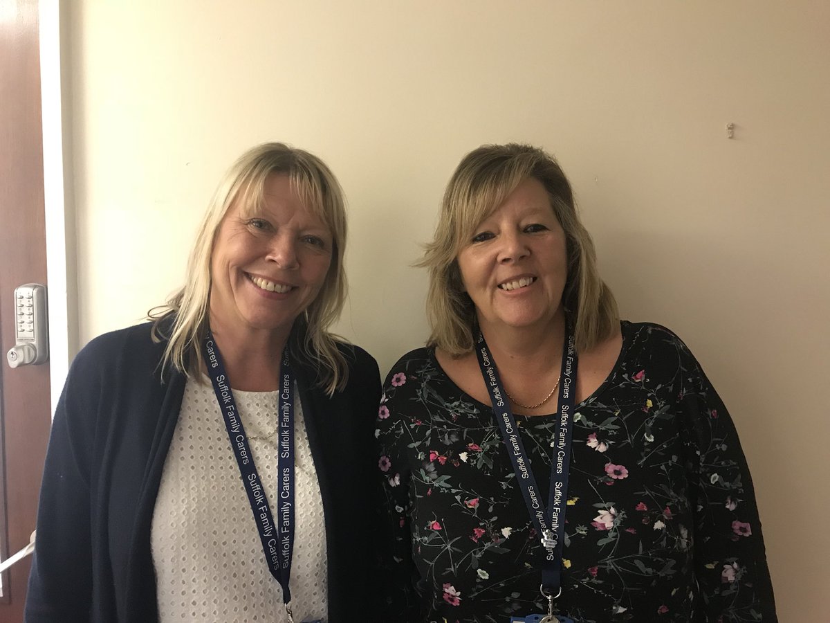 Welcome to @Team_Ipswich Mandy - new @suffolkcarers worker - supporting #familycarers with @Reevda - #NHSthinkcarer #carerfriendlyhospital