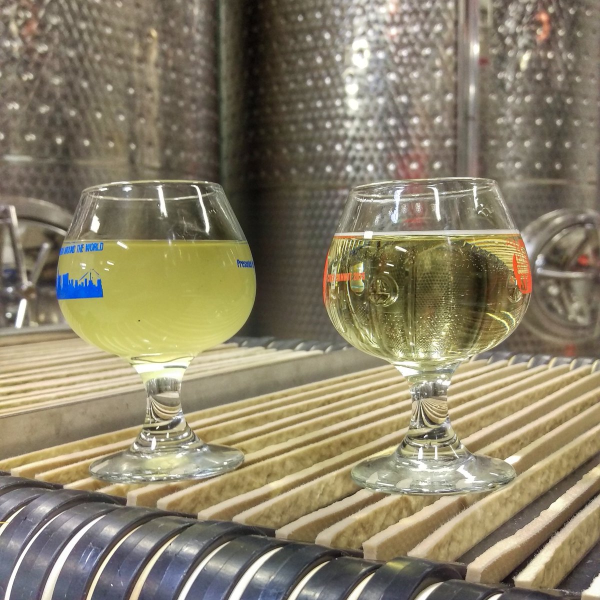 Latest batch of The Original Blend aka South City Cider being filtered today. New cans hitting the line next week and shelves soon after!