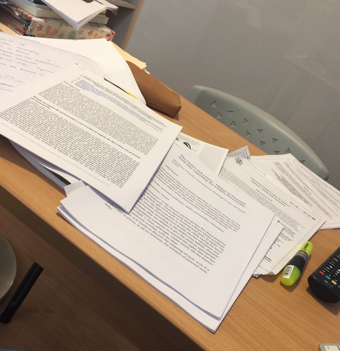 Preparando presentación para Jornada en Chile sobre el derecho preferente de los padres en la educación de sus hijos. <a href="/ISFEM_Chile/">ISFEM</a>