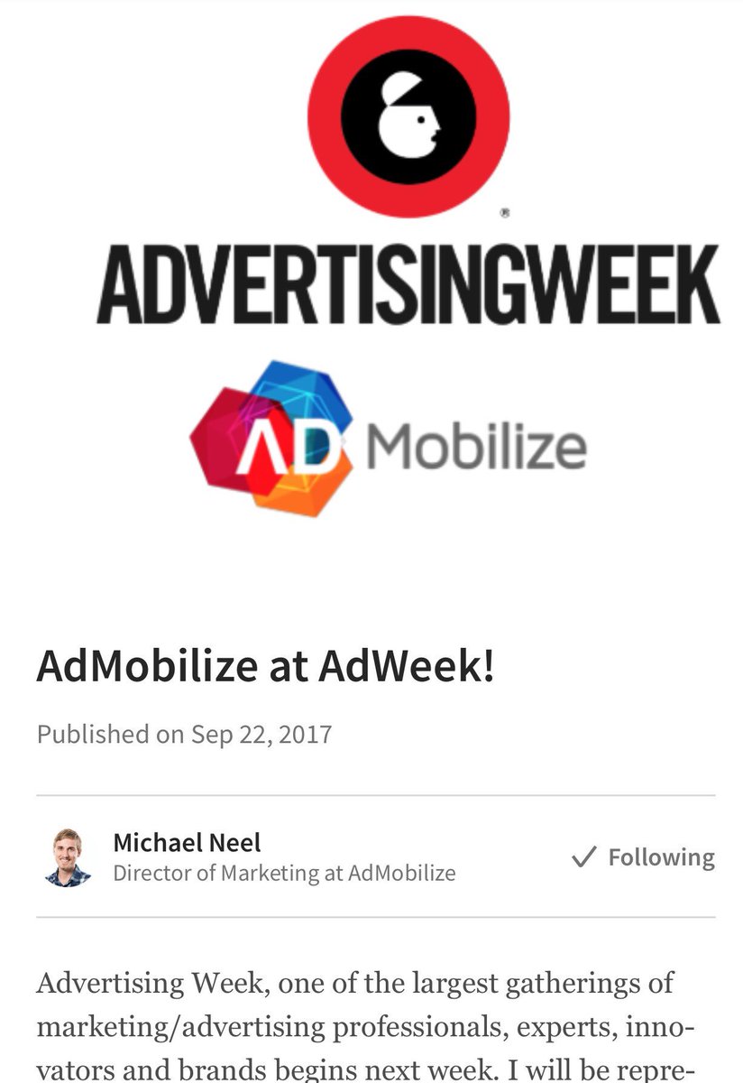 AdMobilize's tweet photo. Meet us #awnewyork. Click to view our schedule. Learn how AI will fuel #dooh #ooh #digitalsignage renaissance
https://t.co/sWli1Xpa62… https://t.co/Y69HsZCRhx
